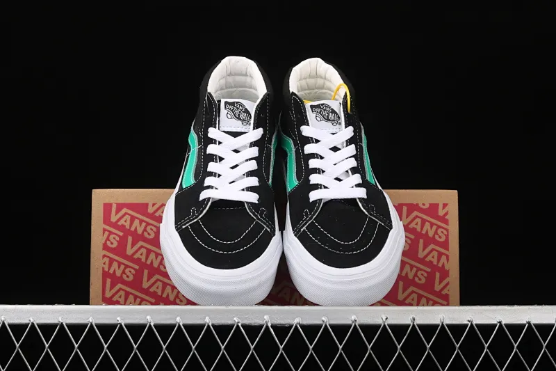 All categories Vans Vans series Vans Mid Vans China Vans Sk8 Mid Vans mid-top series candy green casual sneakers VN0A3WM34FV